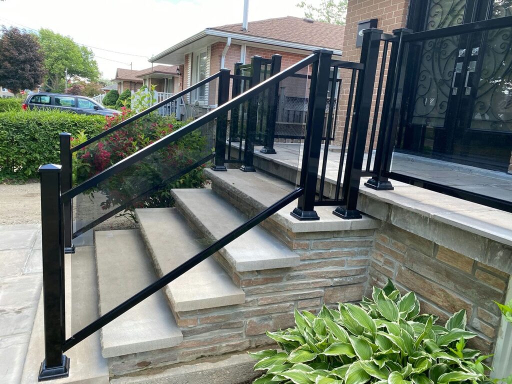 channel glass railing system