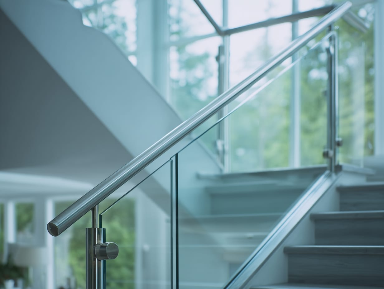 Handrail Options For Indoor Glass Railings | GTA Railings