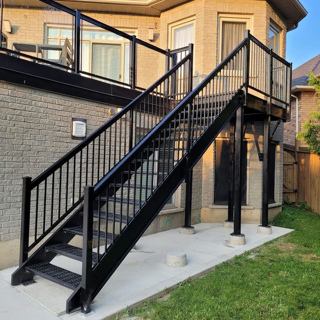 aluminum stair railings